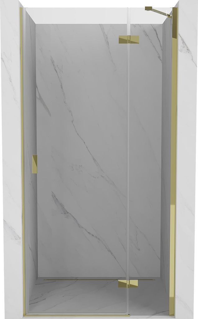 Mexen Mist-H Duschdrehtür rechts 105 cm, transparent, gold - 8A5-105-000-50-00-P