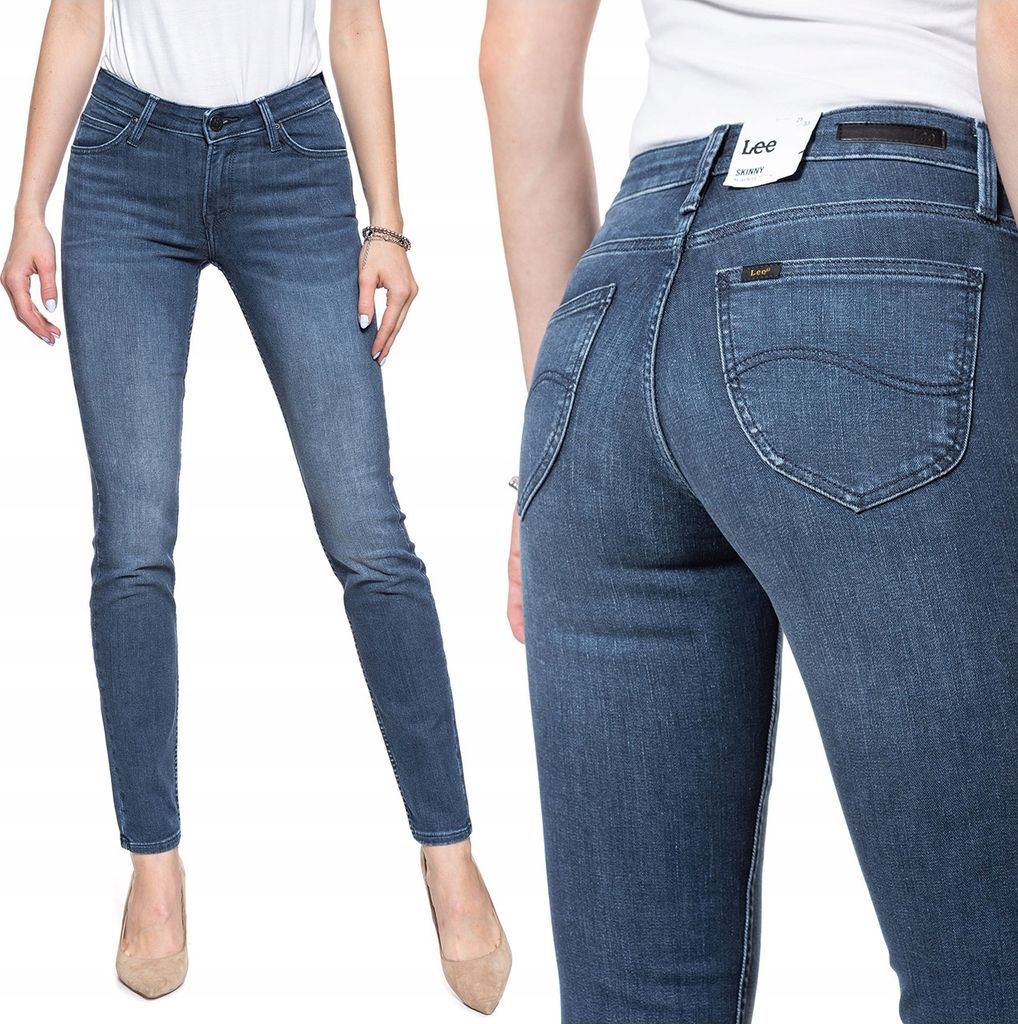 LEE, Damen Jeanshose, Skinny fit, SCARLETT, W26 L33, Blau, Produktbild 
