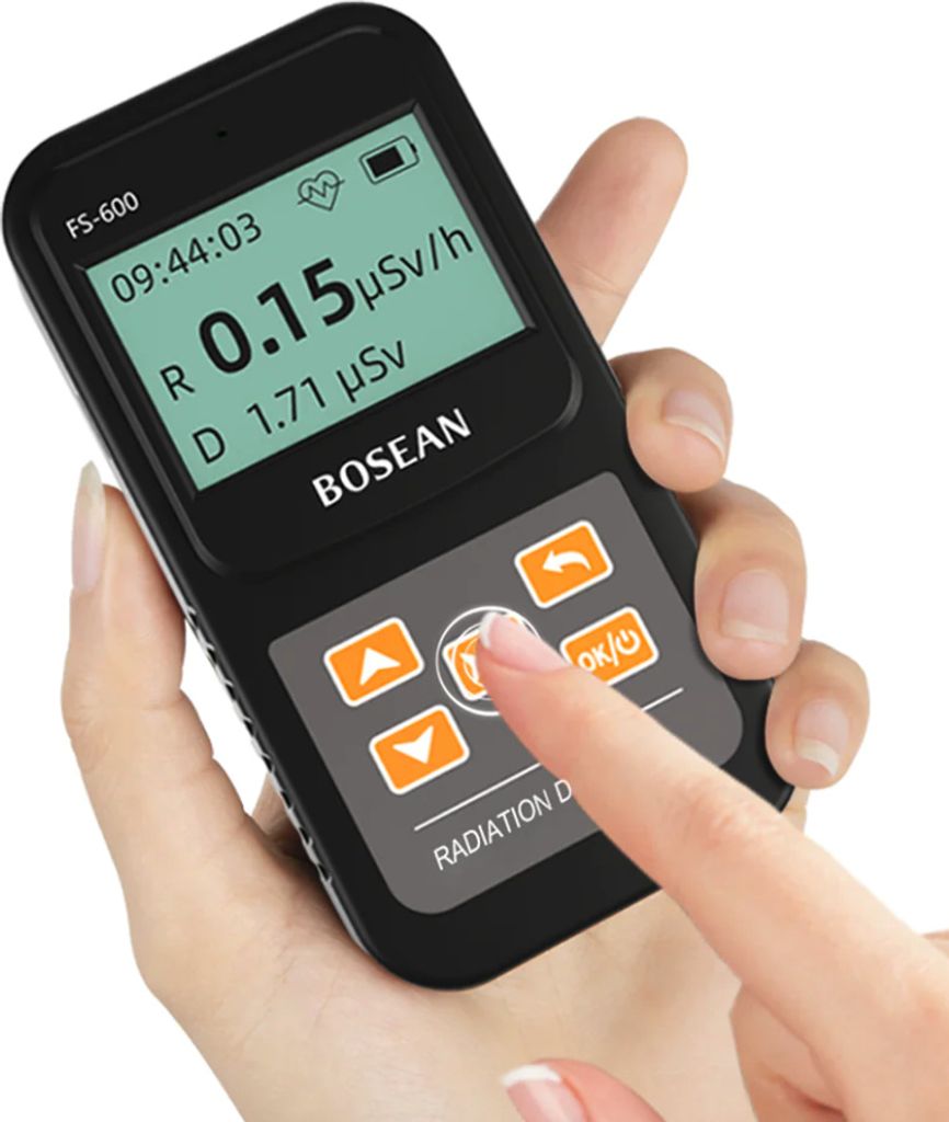 Geigerov merač Bosean FS-600 Detektor žiarenia Dozimetrický Obrázok produktu 9