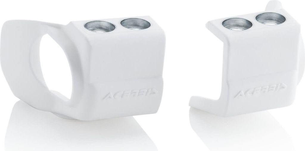 ACERBIS Weiße Gabelbeinschützer für Honda/Kawasaki