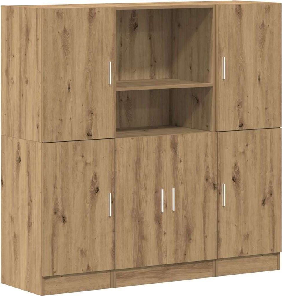 3-tlg. Küchenschrank-Set Artisan-Eiche Holzwerkstoff