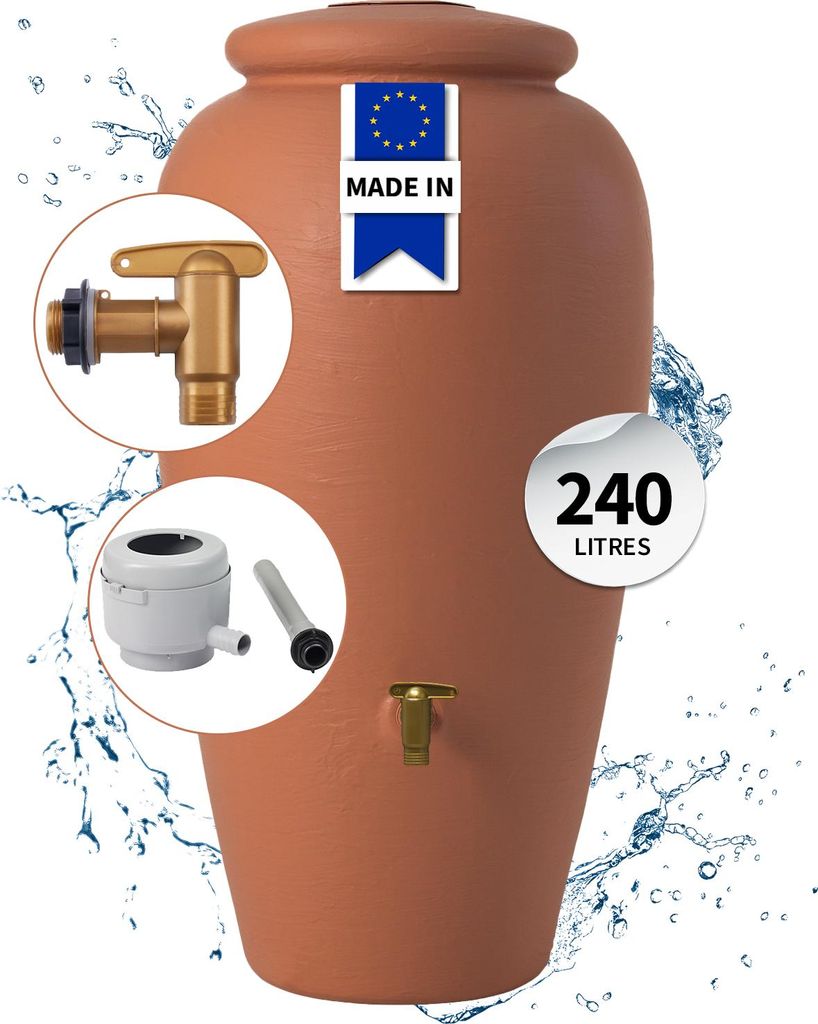 GARANTIA Kit Réservoir Amphore 240 L, terre cuite incl. Image du produit 