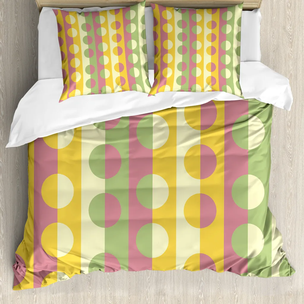 Dormi Meglio col Copripiumino Multicolor ABAKUHAUS 155x220 cm
