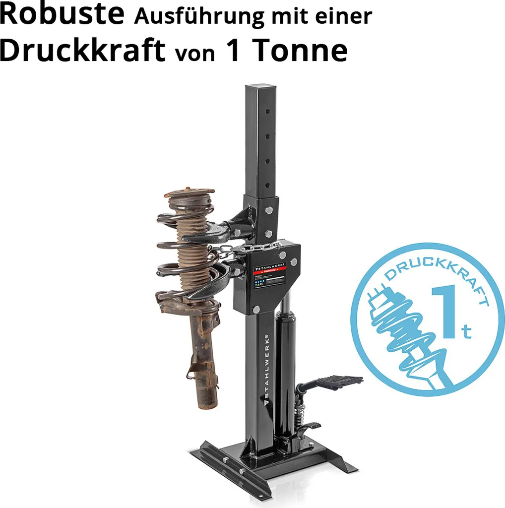 Outil de compression ressort hydraulique 1t pour garage et mécanique - 7