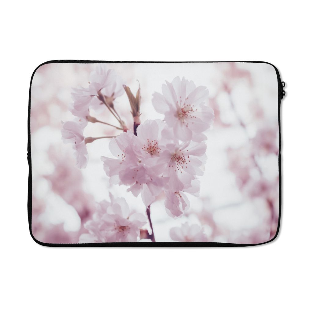 MuchoWow Laptop Hülle 14 ZollBlumen - Zweig - Blüte Laptoptasche - Laptoptasche - Stoßsicher - Schutzhaube