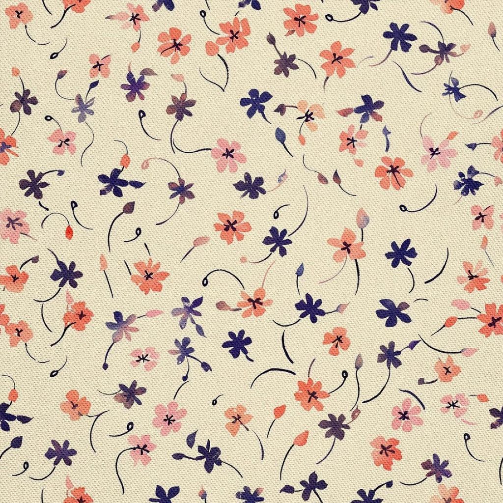 OUTDOOR DEKOSTOFFE OXFORD - Motiv Blumen I DX5418