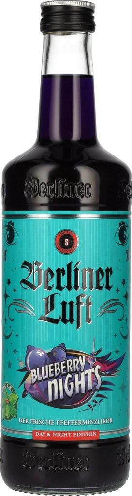 Berliner Luft BLUEBERRY NIGHT Der Frische Pfefferminzlikör Produktbild 
