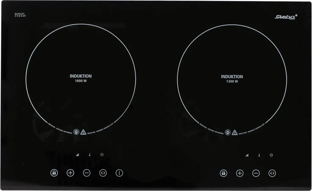 Steba IK 300 S.C. Plaque de cuisson double induction avec verre Schott Ceran