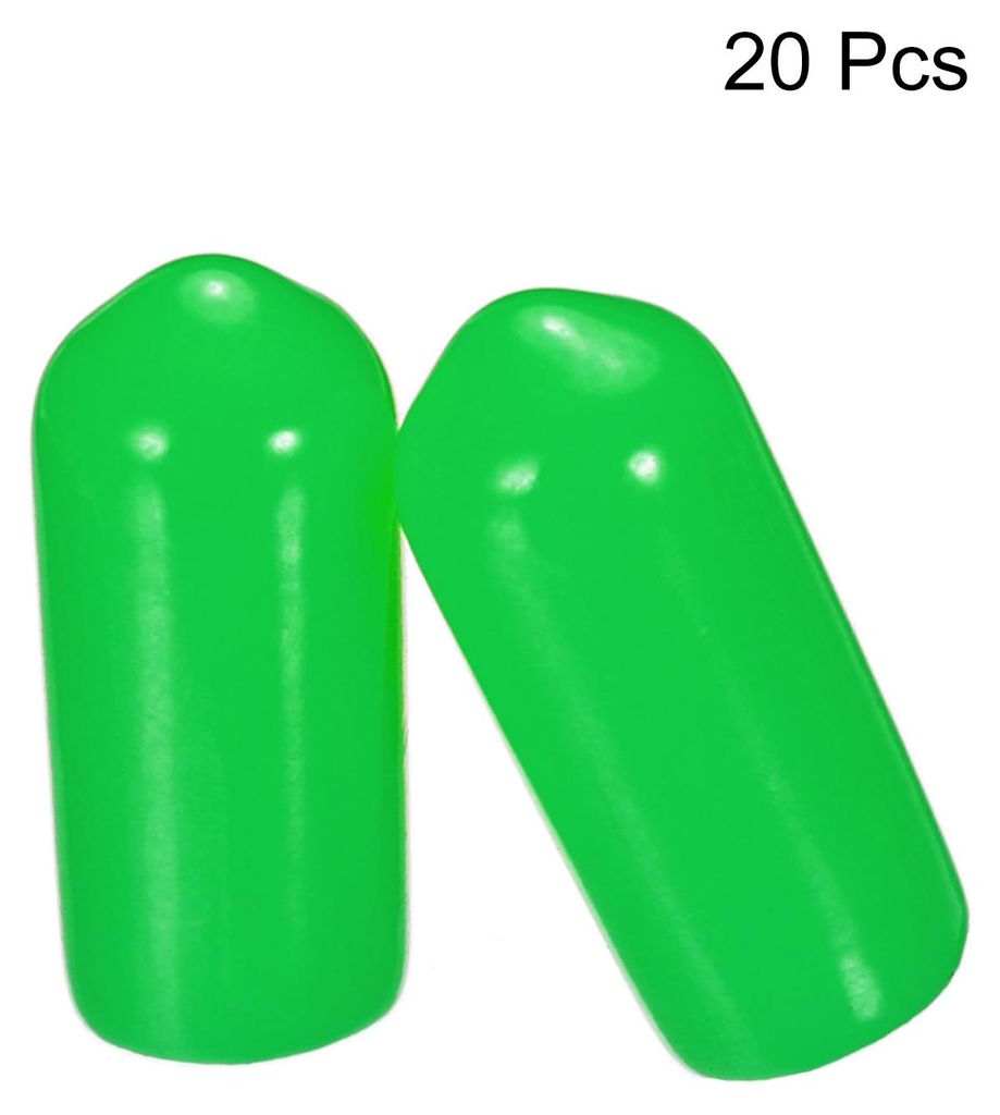 20 Stš¹ck Gummi Endkappen 6 mm Gummikappen PVC Schutzkappen Abdeckung Fu?kappen fš¹r Stuhlbeine Tischbeine M?bel Schrauben Bolzen Gewinde Metal...