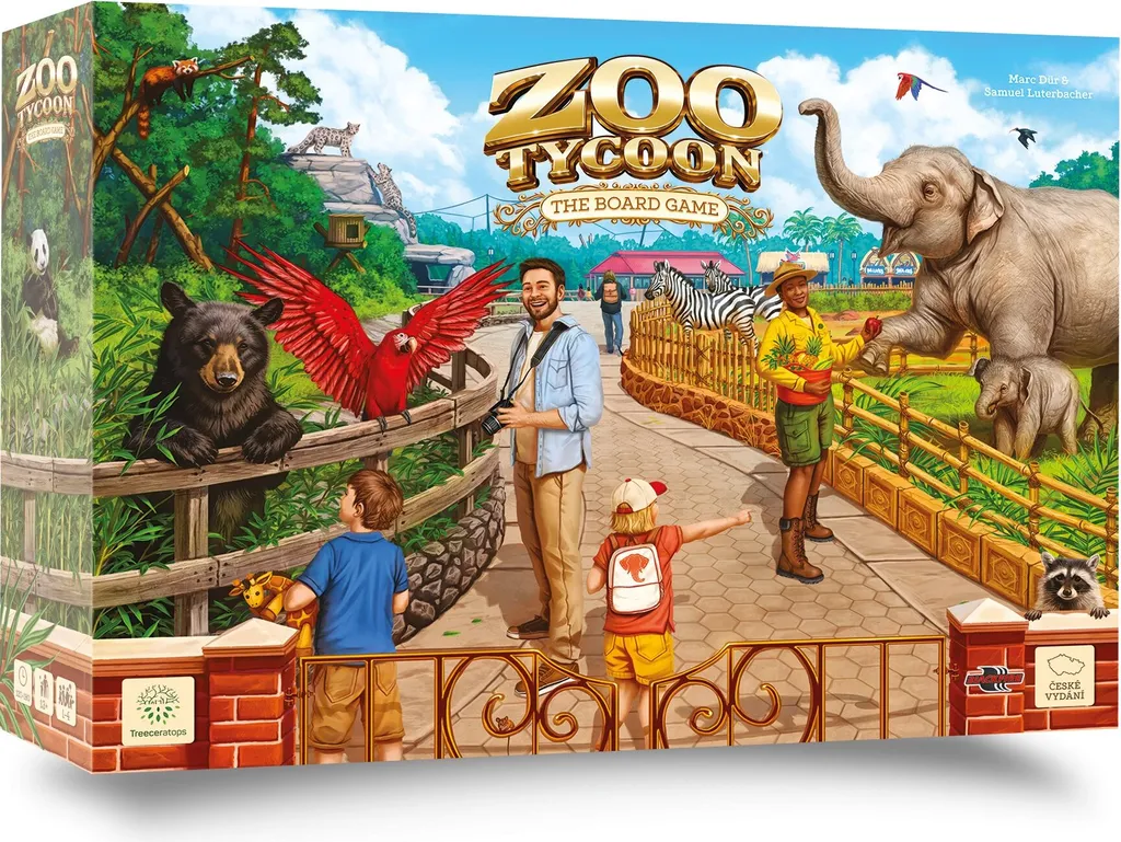Zoo Tycoon : Jeu de société Édition Tchèque avec 230 Figurines d'Animaux