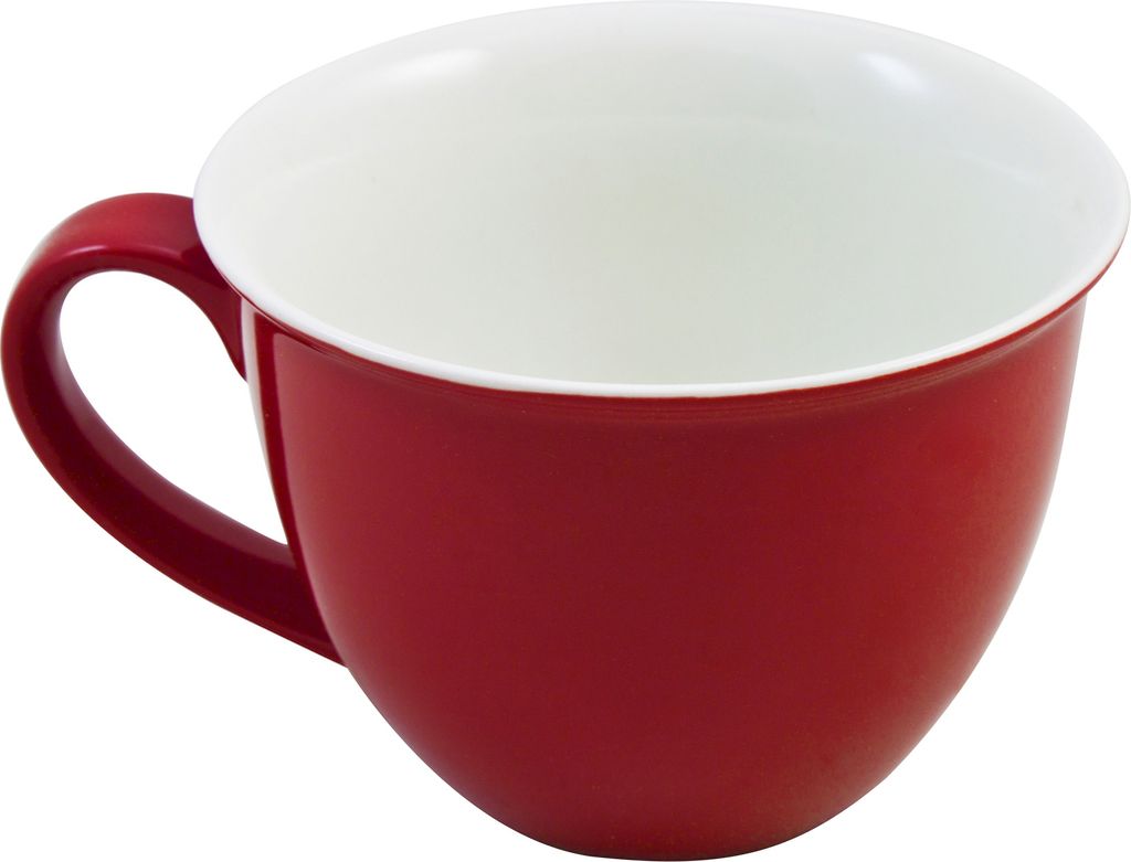 Doppio Serie Jumbo Obere Tasse / Kaffeetasse 360ml, rot, 1 Stück