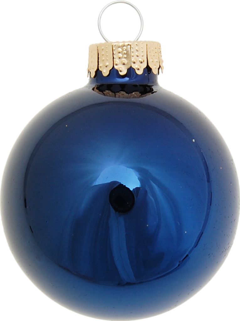 Krebs Glas Lauscha Exklusives 16er Glaskugelset Blue Night Produktbild 4