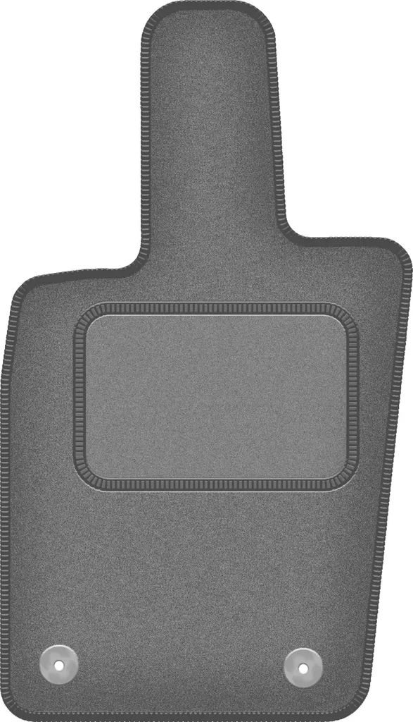 Tappetino conducente in velluto grafite compatibile con Porsche Panamera II (2017-, coupé) – con fissaggi – su misura