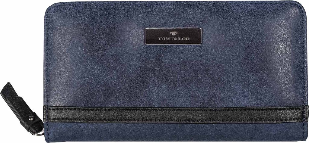 TOM TAILOR Elin Portefeuille long zippé femme bleu Image du produit 