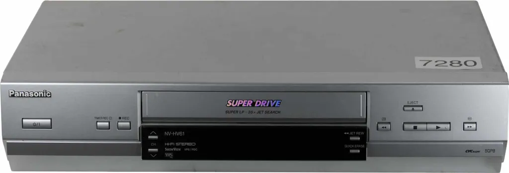 Magnétoscope Panasonic NV-HV61 pour numériser cassettes VHS