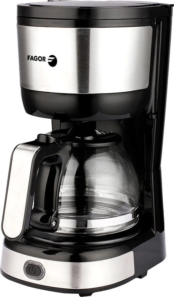 Cafetière Fagor Programmable LCD - Fonction Réveil et Maintien au Chaud Noir