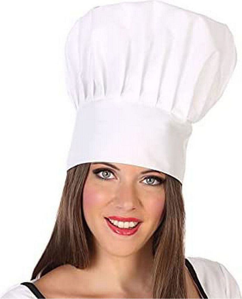 Atosa Chef Kochmütze Weiß Weiß One Size