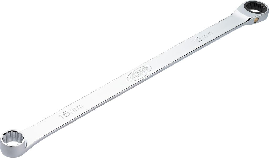 VIGOR Ratschen-Ringschlüssel extra lang V7031-16 SW 16 mm