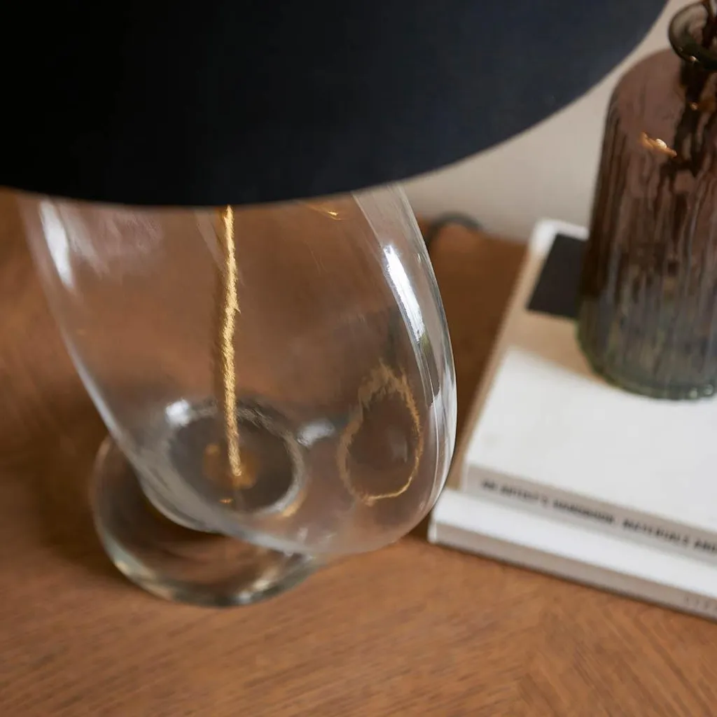 Lampe de table GIDEON Endon en verre transparent E27 60cm de hauteur - 7