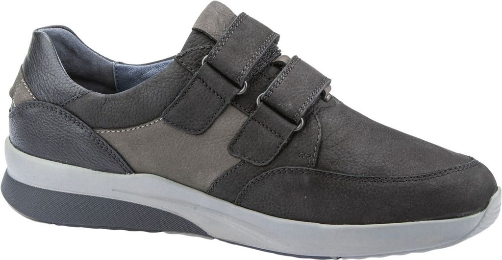 WALDLÄUFER Herren Slipper schwarz Gr. 9,5