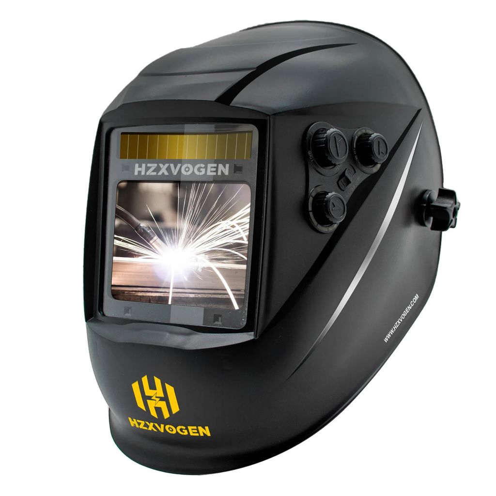 Auto-Dunkelungs-Schweißhelm, großes Sichtfeld, True Color-Technologie, HV008