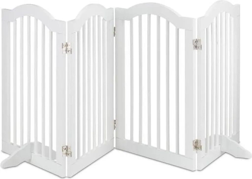 Barriera Sicurezza 70 cm Bianco - Metallo Robusto a Pressione
