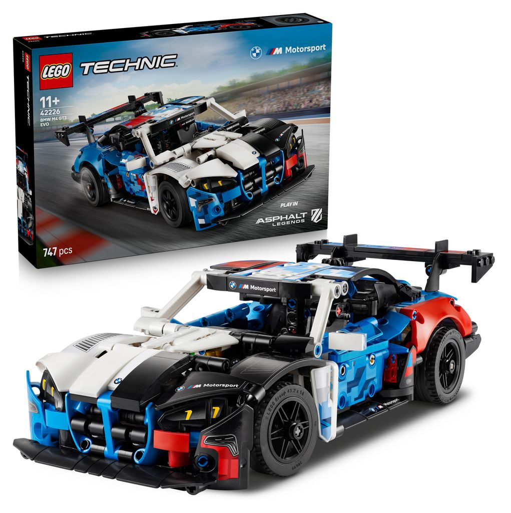 LEGO Technic BMW M4 GT3 EVO Rennwagen - Modellbausatz mit Produktbild 