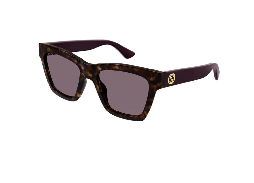 Lunettes de soleil Gucci GG1714S anti-éblouissement style Havana chic