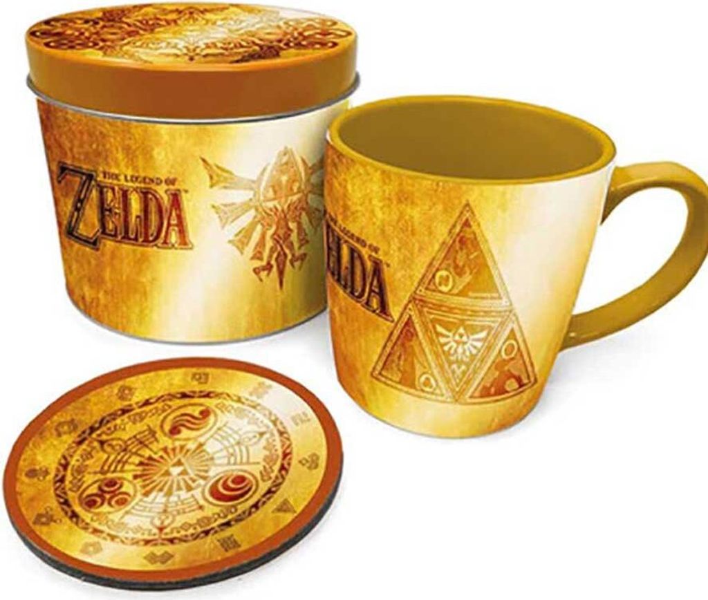 The Legend of Zelda - Triforza d'oro - Set regalo in latta Immagine del prodotto 