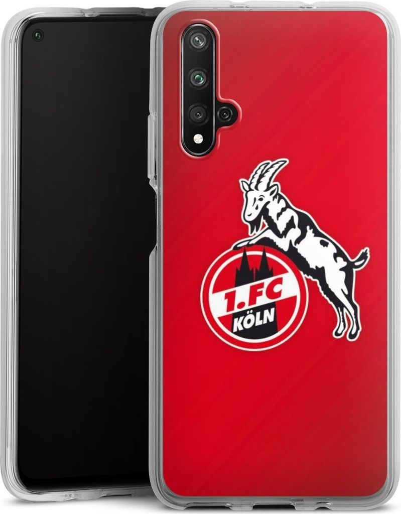 DeinDesign Handyhülle für Huawei Nova 5T Silikon Hülle Case Smartphone Schutzhülle 1. FC Köln EffZeh Offizielles Lizenzprodukt