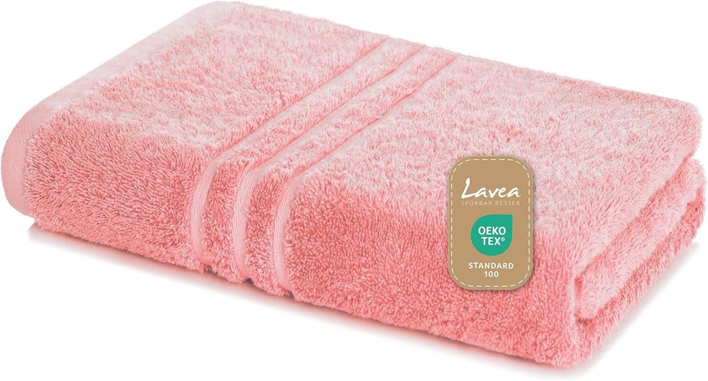 Lavea® Badetuch 100 x 150 cm Baumwolle, saugstarkes Produktbild 