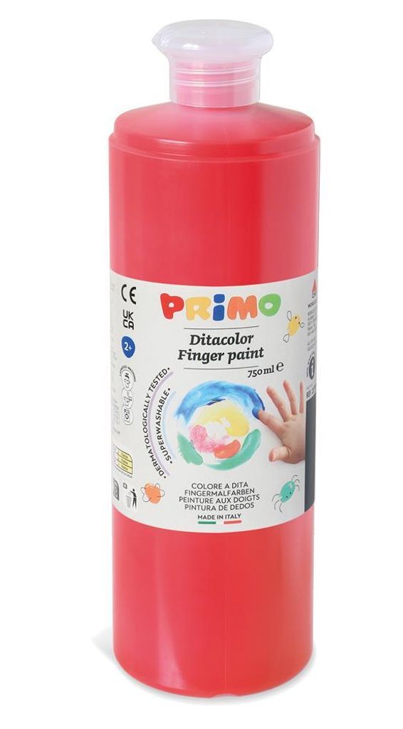 Fingermalfarbe Primo, 750 ml rot Obrázok produktu 