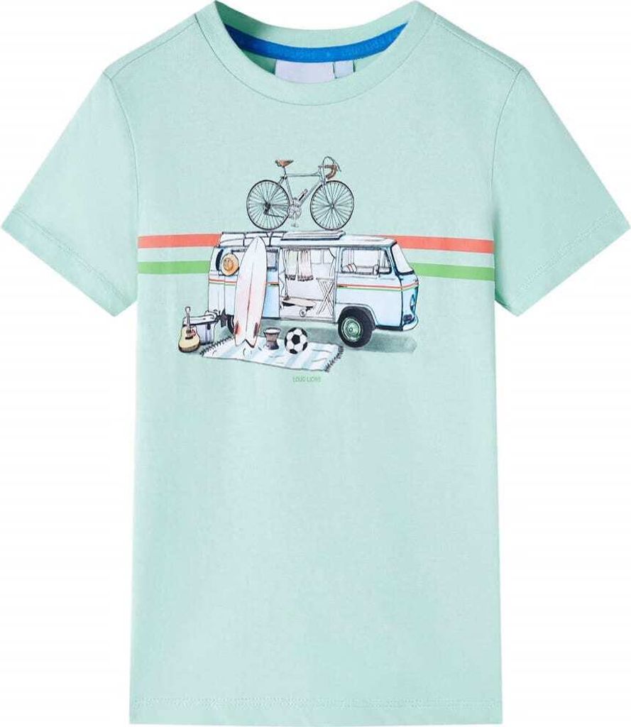 (Robust Möbel)Kinder-T-Shirt - Modernes und langlebige - Helles Minzgrün 128 Promotion145554 - Arbeitshosen