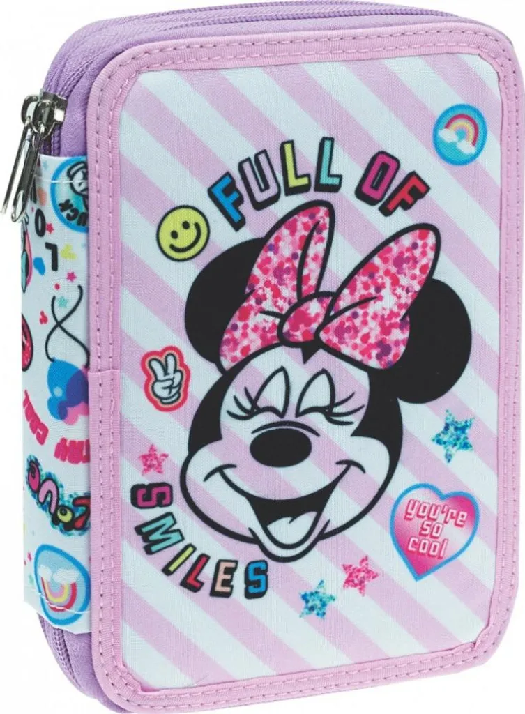 Astuccio 2 Piani Minnie Go Lucky Giovas - Edizione Scuola 340-41100