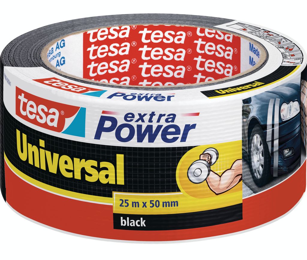 TESA Extra Power, Czarny, Zamknięcie, Rękodzieło, Zdjęcie produktu 