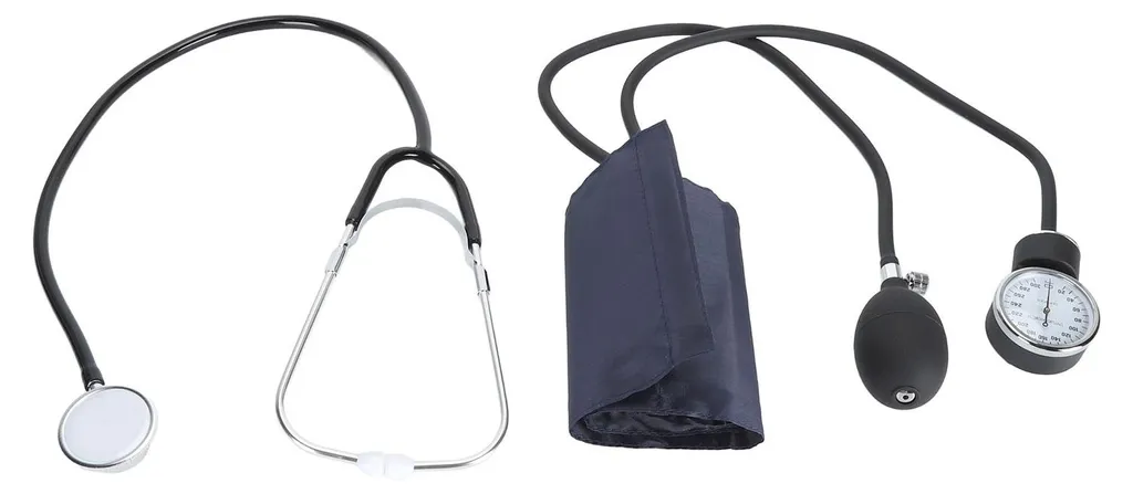 Kit tensiomètre médical et stéthoscope manuel pour adulte - 4