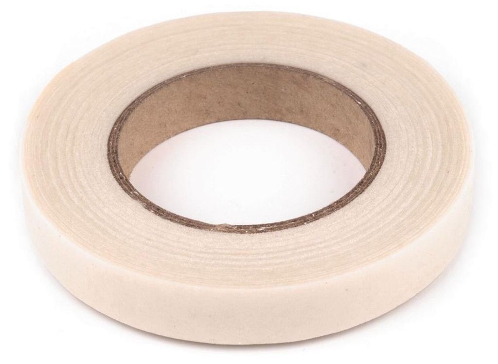 1 Rolle Papier Band Breite 12mm, milchweiß