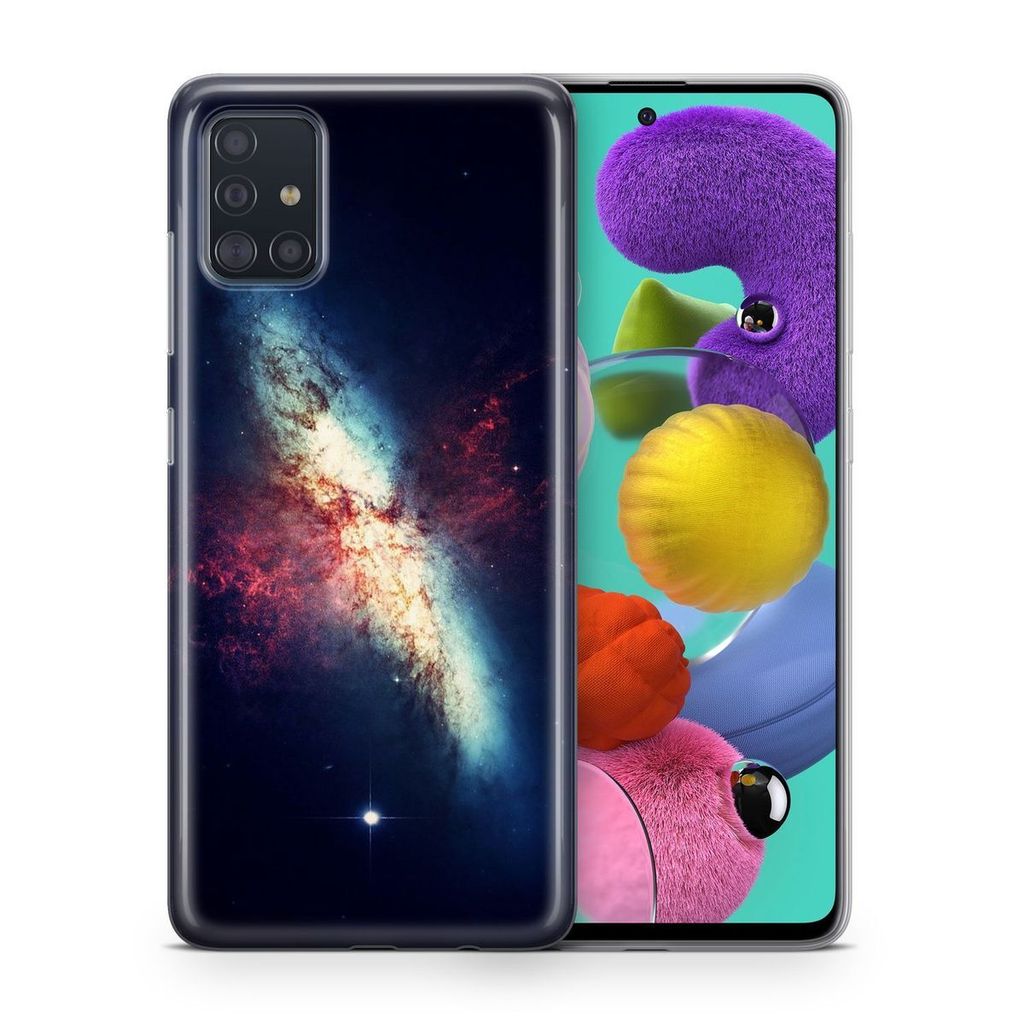 Handyhülle Schutzhülle für Huawei P10 Lite Case Cover Tasche Bumper Etuis TPU, Modell:Huawei P10 Lite, Motiv auswählen:Galaxie