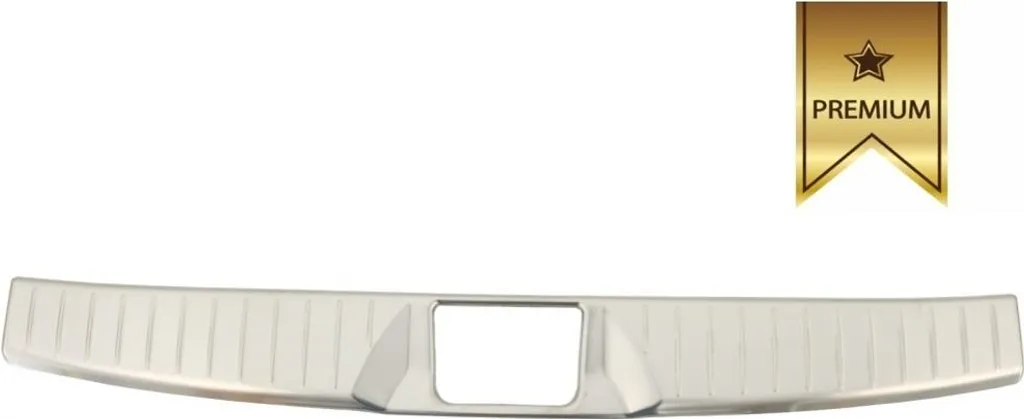 OMAC Listello Posteriore In Acciaio Inox 304 Per Bagagliaio - Compatibile Con Subaru XV 2017-2023, Protezione Paracolpi Cromata, Adesivo Plug&Play