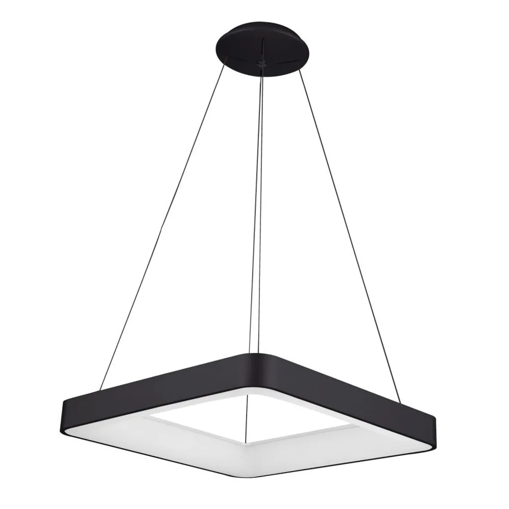 Suspension Noire Giacinto Italux - Luminaire Idéal pour Table à Manger