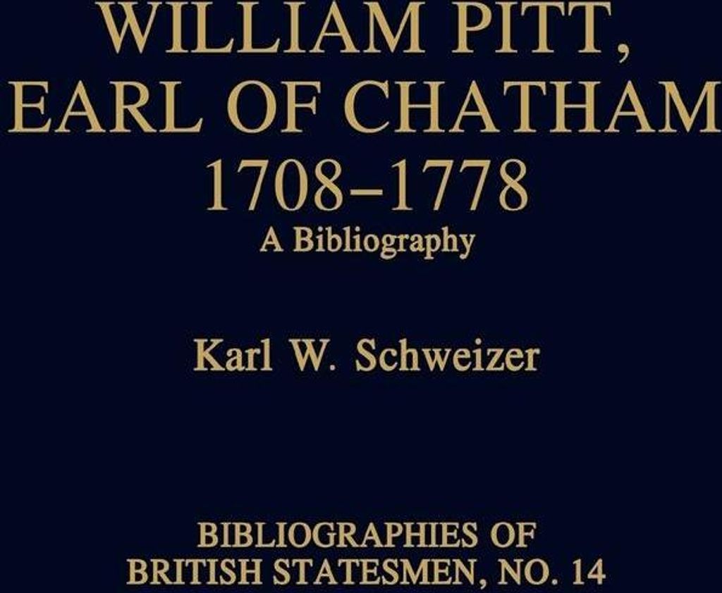 William Pitt, Earl of Chatham, 1708-1778