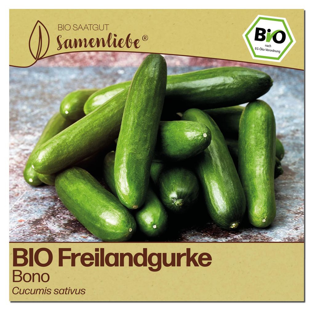 Samenliebe  Gurke Samen | Bono - bitterfrei & lange & Produktbild 