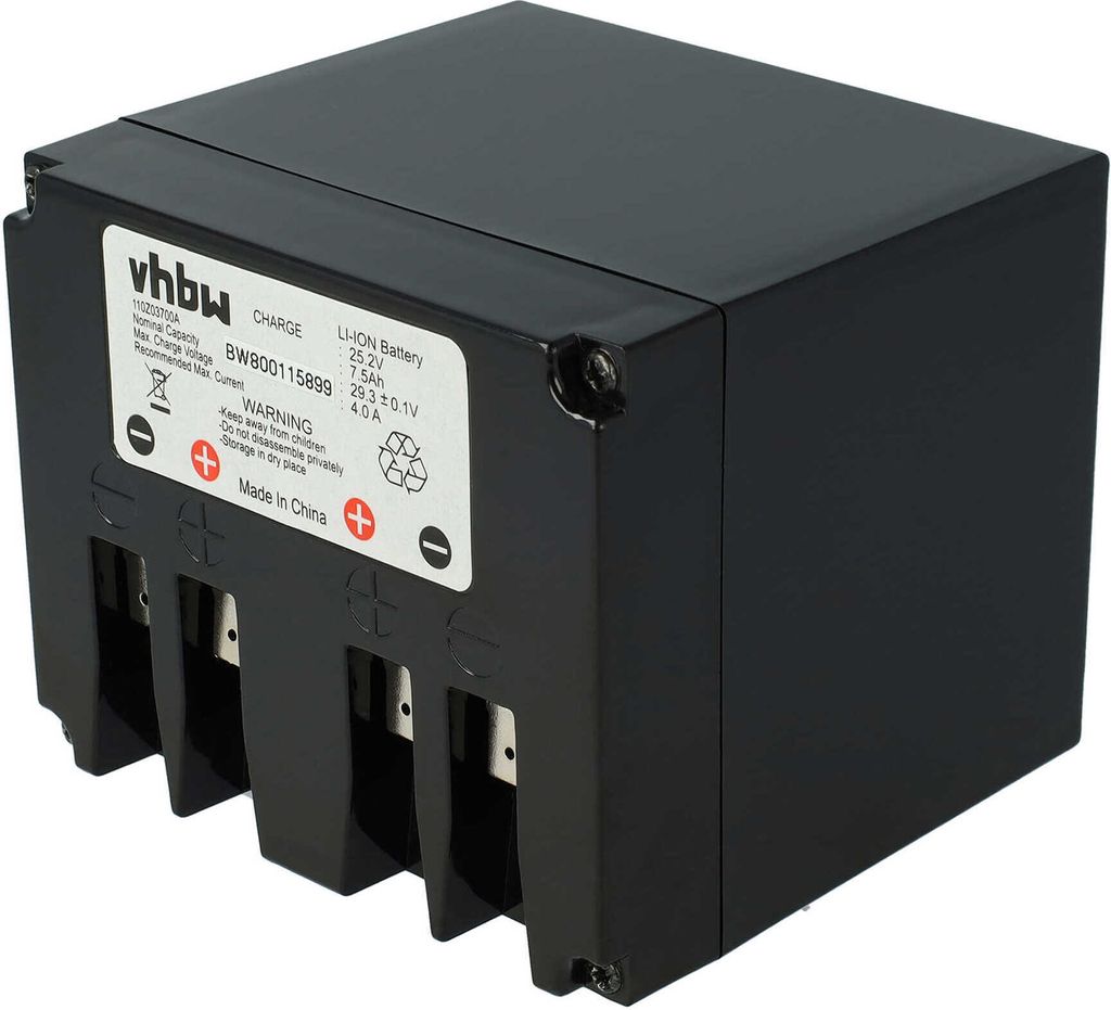 vhbw Akku kompatibel mit Wiper Blitz-Serie, Flash 2.0, Blitz Xk, Gioia, One, Flash XP, Gioia XP, One Xh, J Xh Rasenmäher (7500mAh 25,2V Li-Ion)