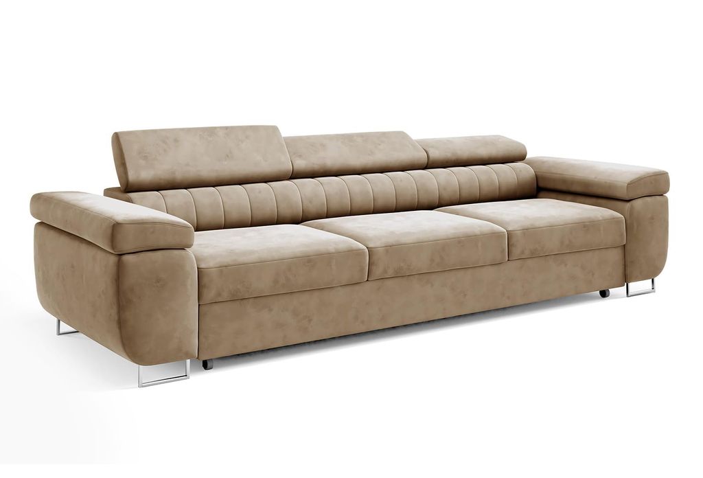 Schlafsofa CARMEN, moderne Couch mit verstellbaren Produktbild 