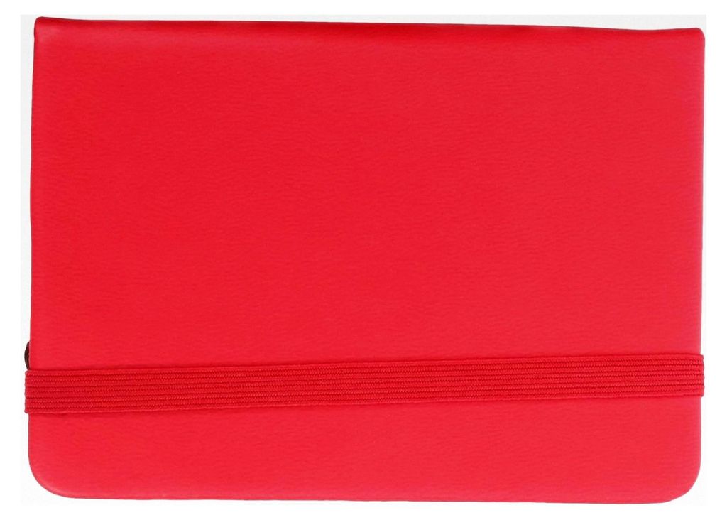 Notizblock A7 Liniert Rotes Papier Kleines Notizbuch Tragbar mit 50 Blatt für Schule und Besprechungen