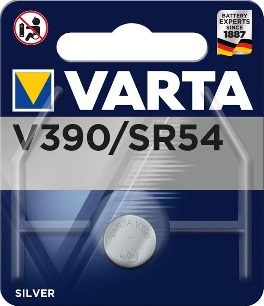 Varta -V390, Baterie na jedno použití, SR54, Oxid stříbrný, Obrázek produktu 