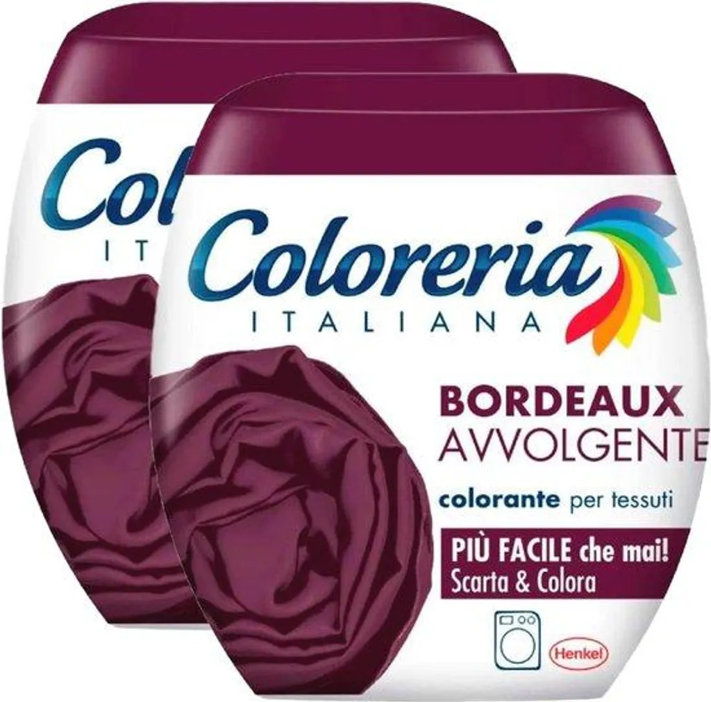 Teinture textile bordeaux grand teint - Fixation facile en machine
