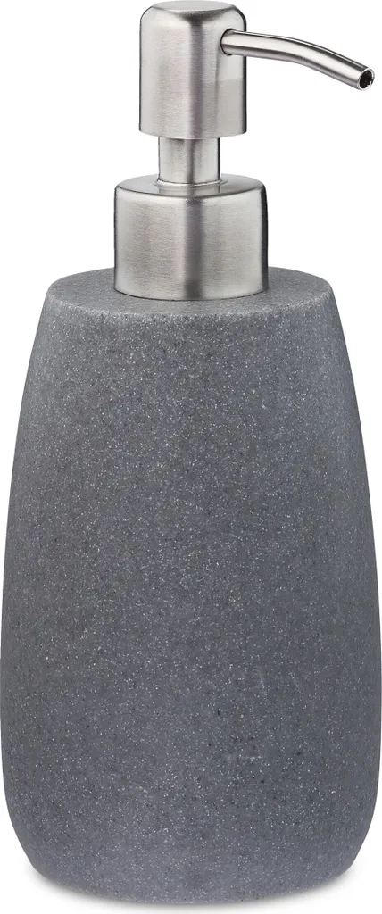 Distributeur de savon pour salle de bain et cuisine inox gris 2x