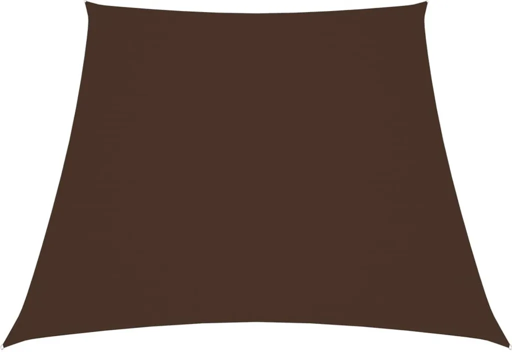 Vela Ombreggiante Trapezio 2/4x3 m Marrone - Eleganza Oxford Outdoor