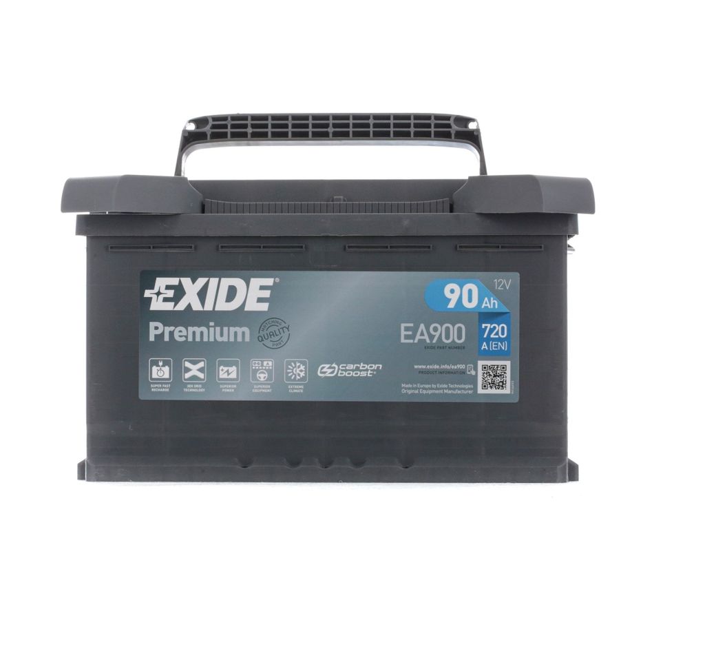 EXIDE Premium Starterbatterie 12V 90Ah 720A/EN L4 Batterie Produktbild 